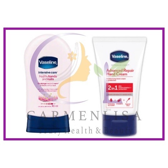 Vaseline Intensive Care Advanced Repair Hand Cream 50ml Healthy Hands And Nails Lotion 85ml 9933