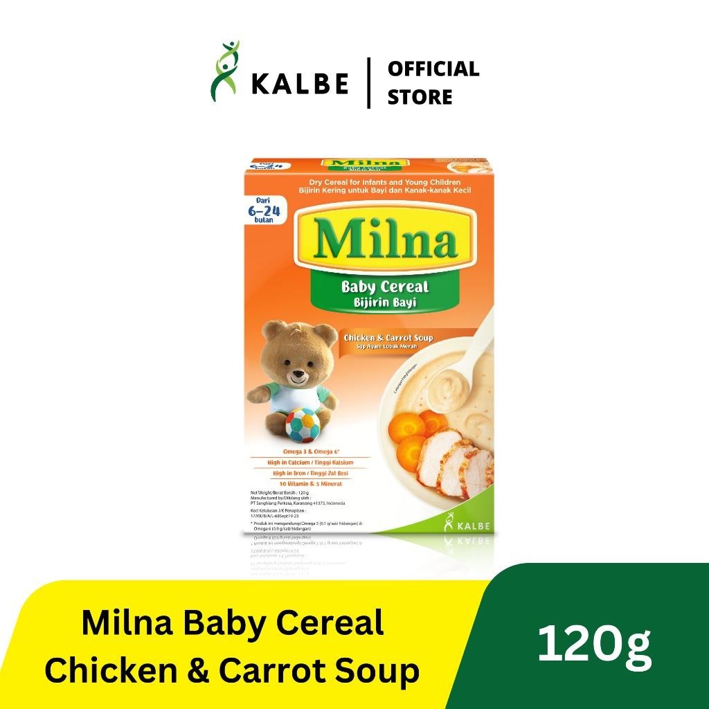 Milna Baby Cereal 120g (Brown Rice / Banana&Strawberry / Chicken&Corn ...