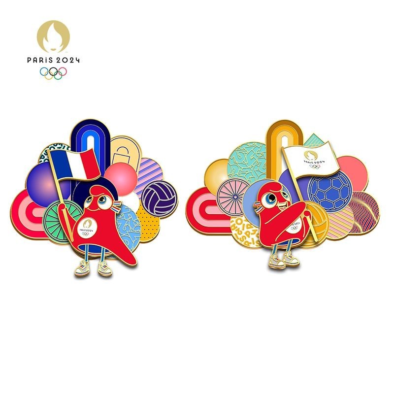 2024 Olympics Olympics Mascot Paris Olympics Olympics Five-Ring Emblem ...