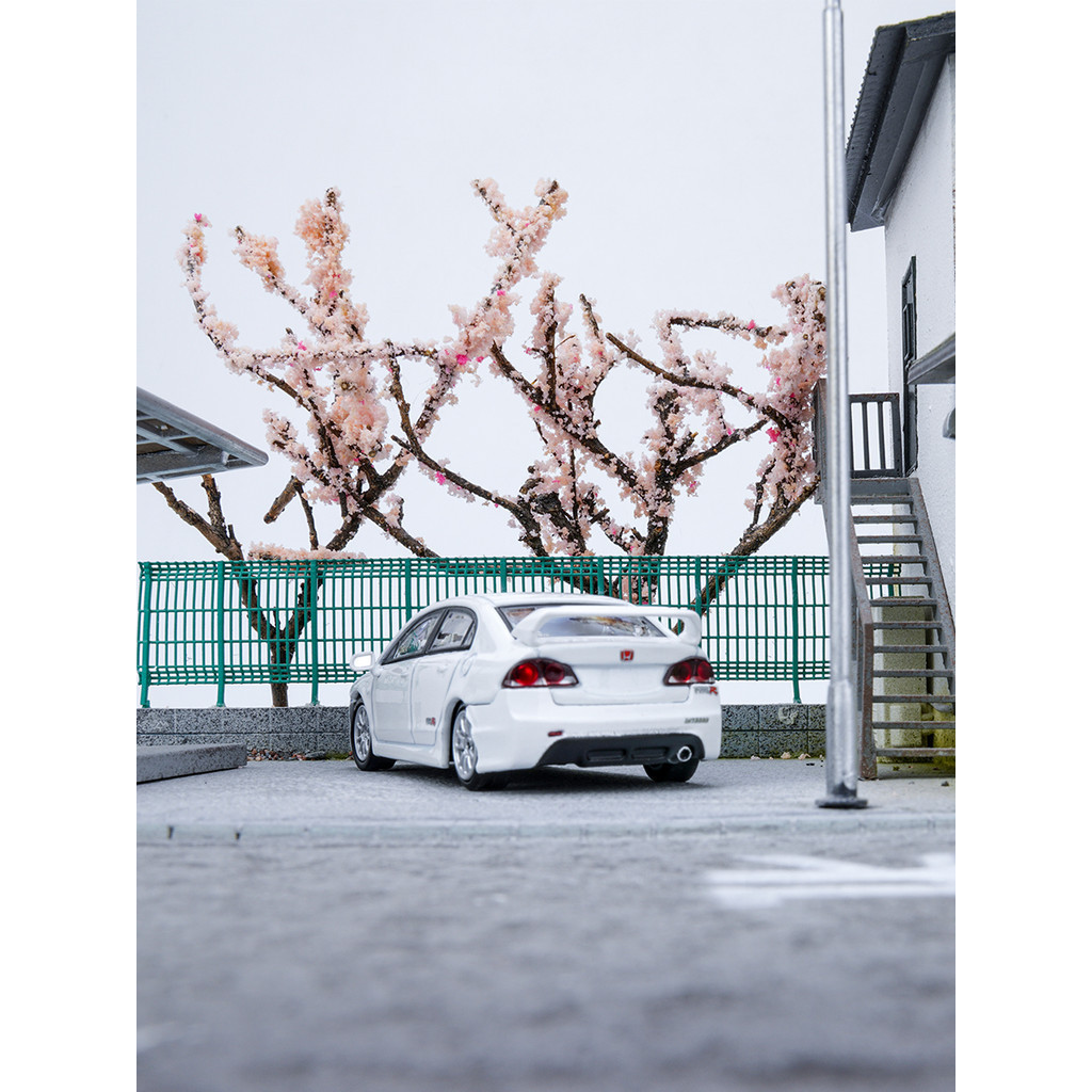 Honda Alloy Car Model Type R FD2 1: 64 Car Model Civic Racing Car Model ...