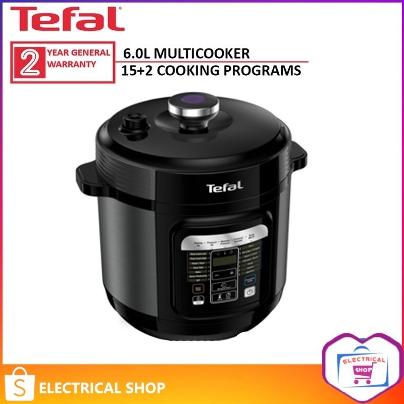 Tefal Multicooker Pressure Cooker Home Chef Smart 6L CY601D / Elba 6L ...