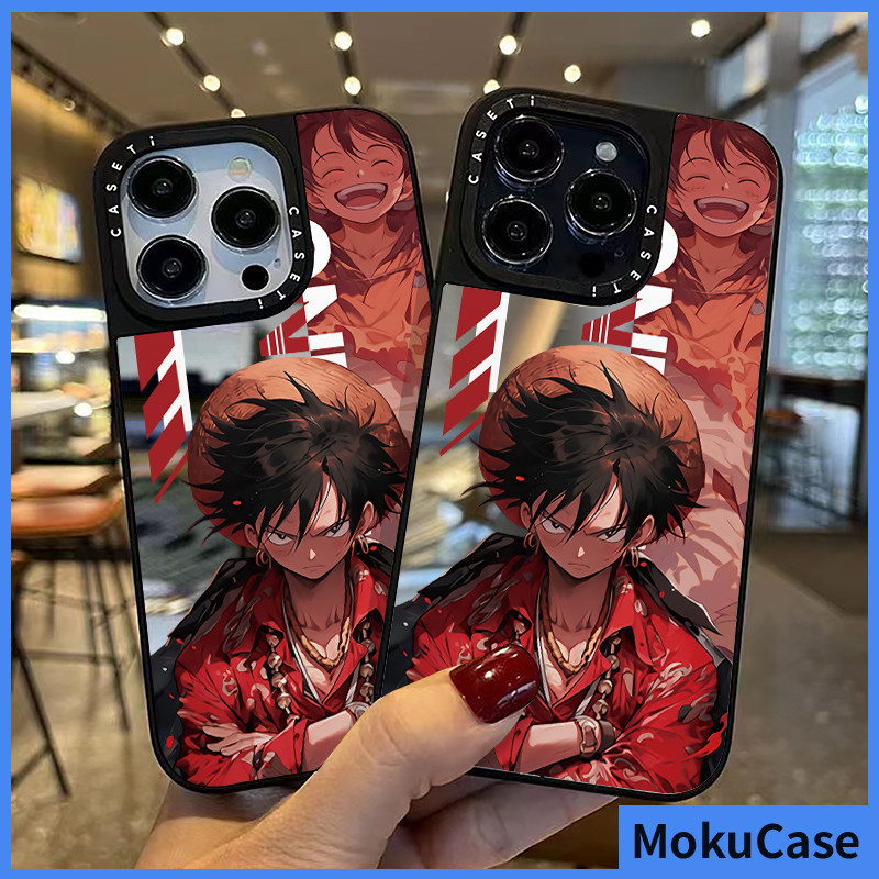 Casing iPhone 11 12 13 14 15 16 Pro Max CASETIFY Comic Red ONE PIECE