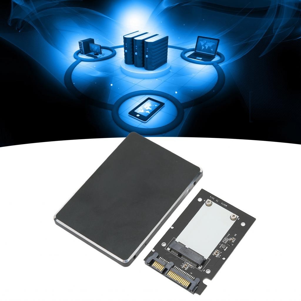Nearbeauty MSATA TO SATA SSD Enclosure All Aluminum Alloy Oxidation ...