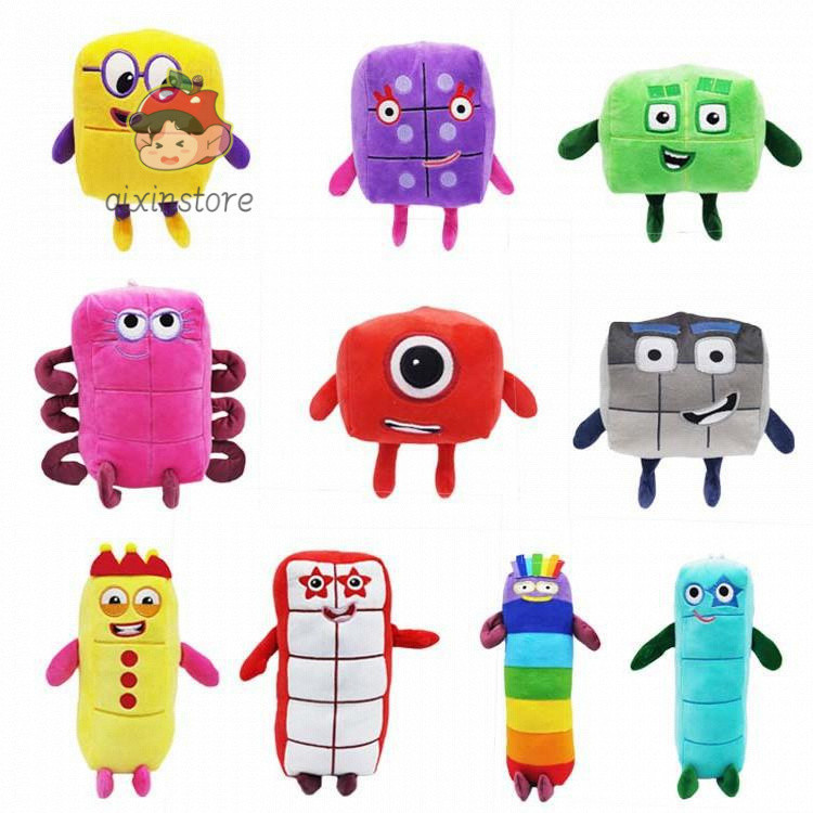 Latest Popular Doll Numberblocks Digital Building Blocks Plush Toy ...