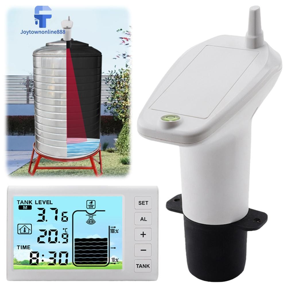 Ultrasonic Water Tank Liquid Level Meter with Temperature Sensor Time ...