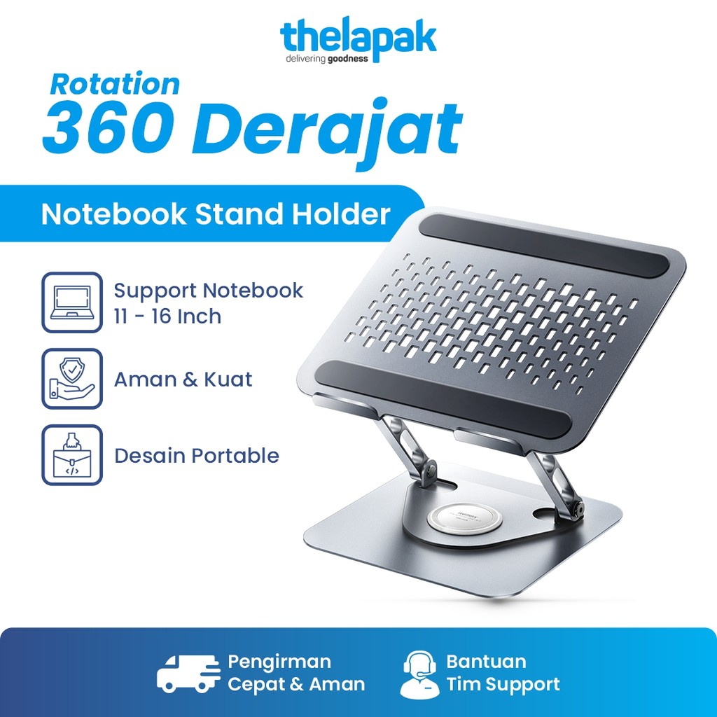 REMAX 360 Rotation Laptop Stand RM-C09 Rotating Folding Notebook Stand ...