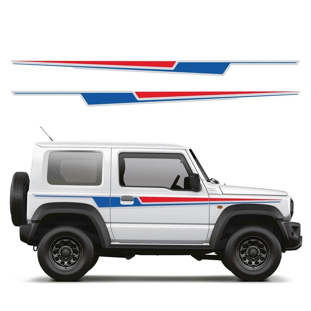 Auto Boby Stripe Decal Kit For SUZUKI JIMNY JB64W JB74W Car Door Side ...