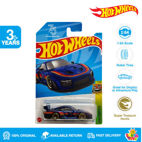 Hot Wheels 2023 Super Treasure Hunt Porsche 935 HW Exotics 1:64 Con Protezione – Edizione Limitata