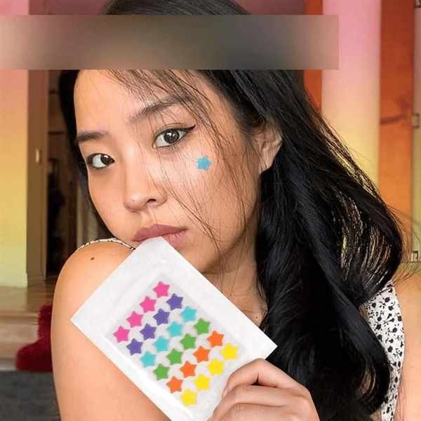 pimple patch acne patch Hydrogel Stickers Transparent Color Dopamine ...