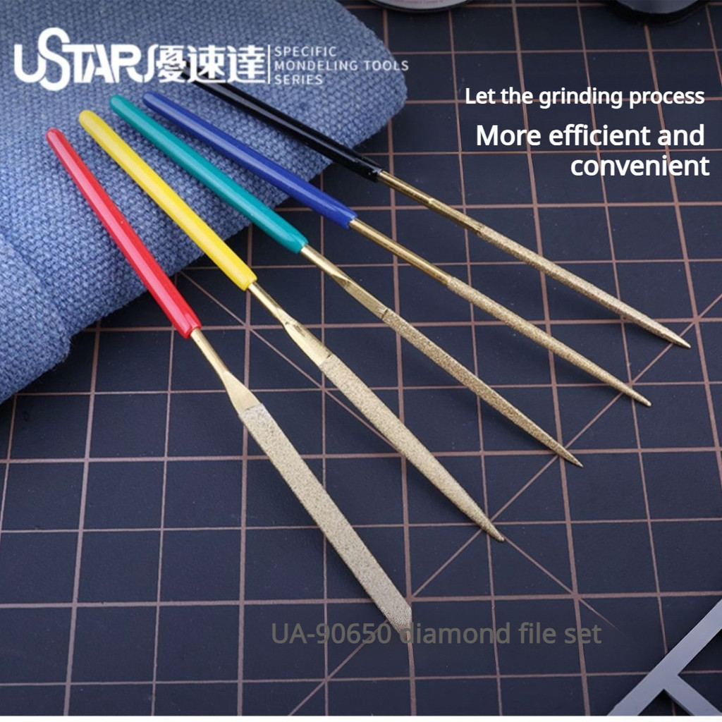 Cylindrical Carborundum Grinding File Kit for Gundam Gunpla Military ...