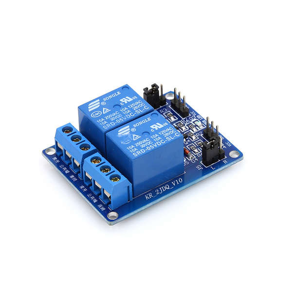Dual-circuit Relay Module DC DC 5V Microcontroller Switch 220V Control ...