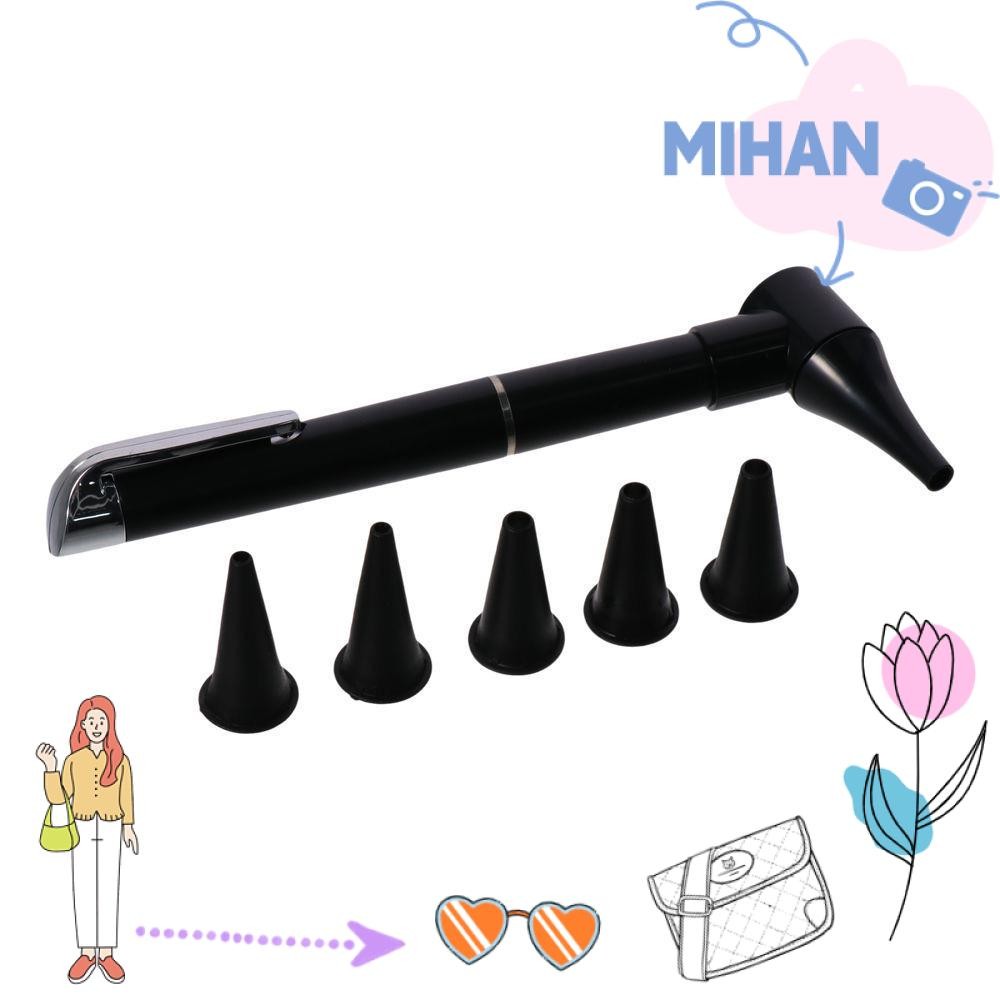 Otoscope ENT Avec Poignée Verte Et 14 Spéculums - Instrument D'Examen Premium, Pour Dermatologie Et Diagnostic