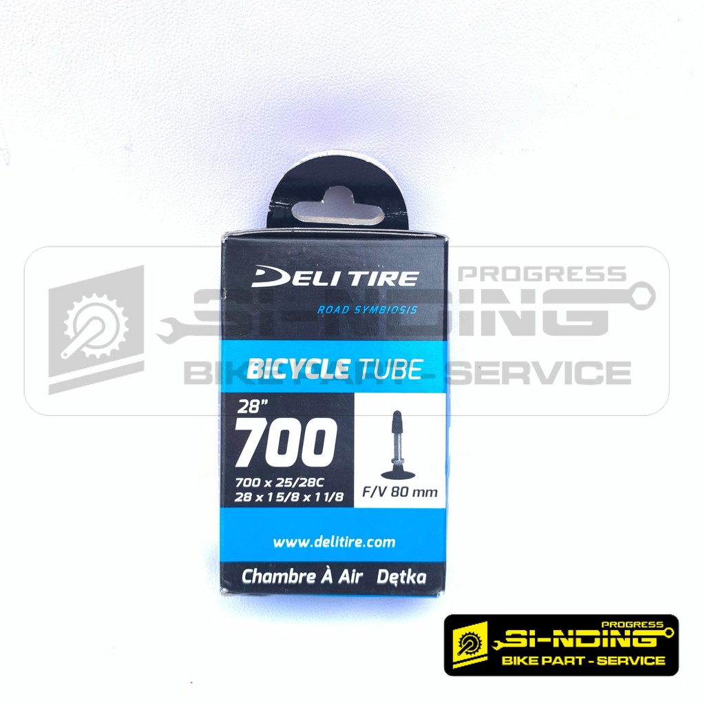 Delitire Inner Tube 700 X 25 28 FV 80 Long Presta Dop Roadbike Fixie ...