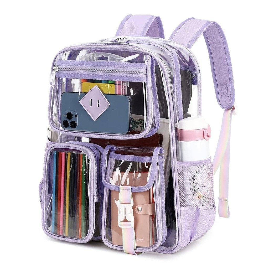 Pvc Backpack Outdoor Fitness Sports Visible Backpack | Shopee Malaysia
