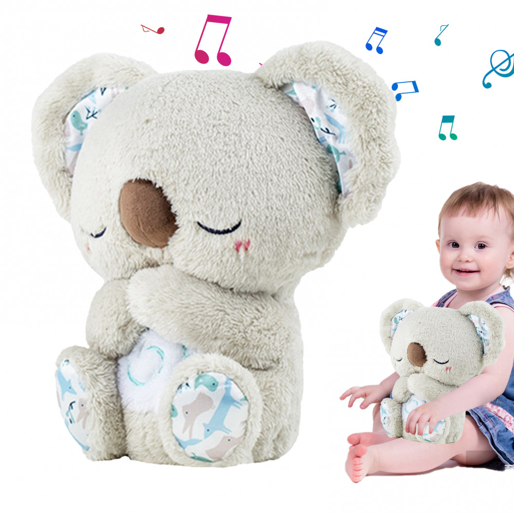 YL Relief Koala Breathing Stuffed Animal Baby Sound Machine Soother ...