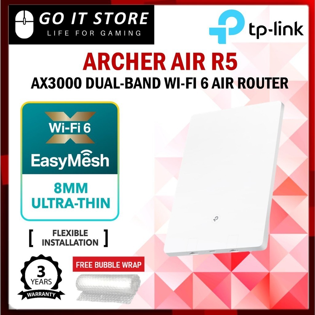 TP-LINK ARCHER AIR R5 AX3000 DUAL-BAND WI-FI 6 AIR ROUTER | Shopee Malaysia
