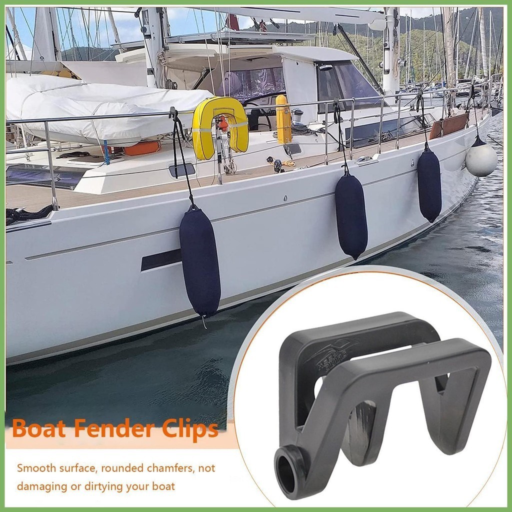 Boat Fender Clips 4Pcs Pontoon Boat Square Rail Fender Hanger Quick ...