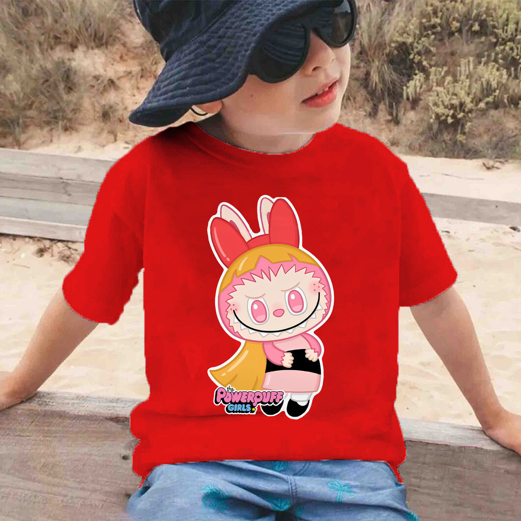 8 Colors Labubu Pop Mart T Shirt Pimp Pattern Love Fabric 1 Breathable ...