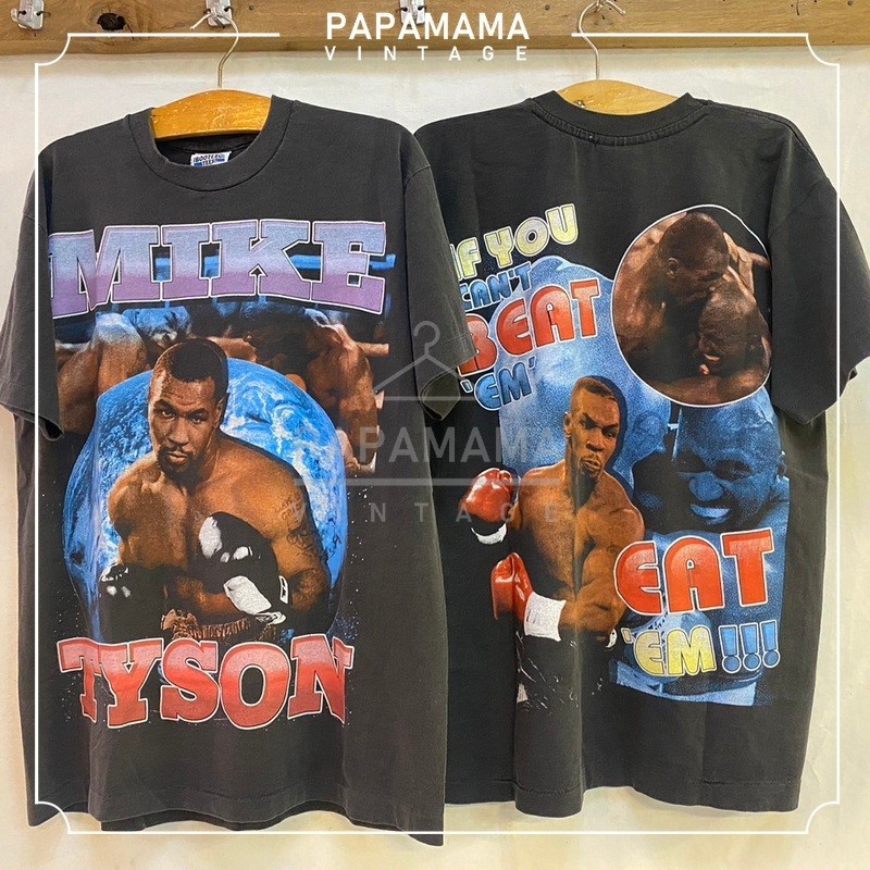 Baju Bio washed Authentic Bootleg Label vintage shirt Mic Tiger Bite ...