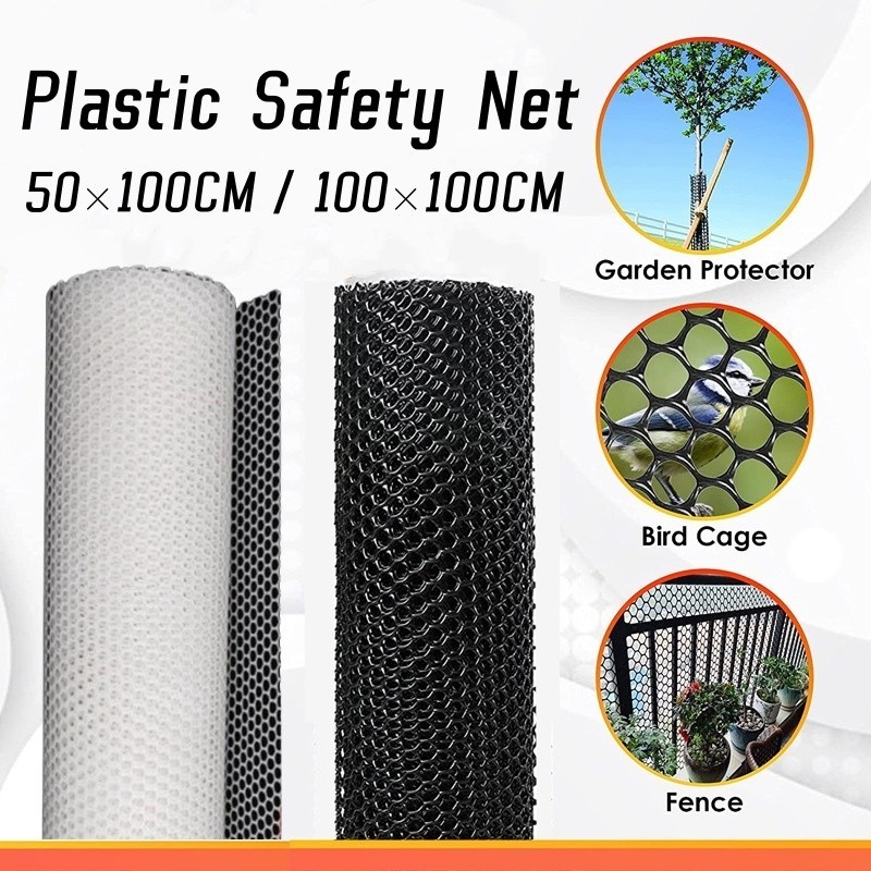 PVC Plastic Gate Guard Insect Screen Plastic Net Jaring Pagar Kucing ...