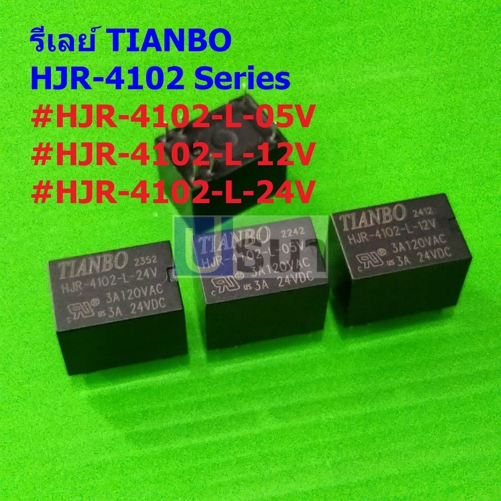 Genuine TIANBO Relay 5VDC 12VDC 24VDC 6Pin HJR-4102-L-05V HJR-4102-L ...