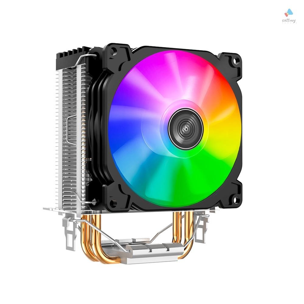 Jonsbo LED CPU Radiator Cooling Fan 2 Heat Pipes Tower CPU Cooler CR ...