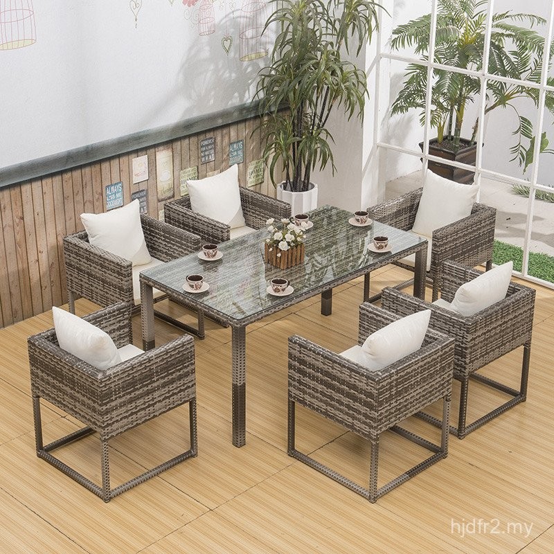 Leisure Rattan Chair Outdoor Furniture Terrace Balcony Garden Courtyard ...