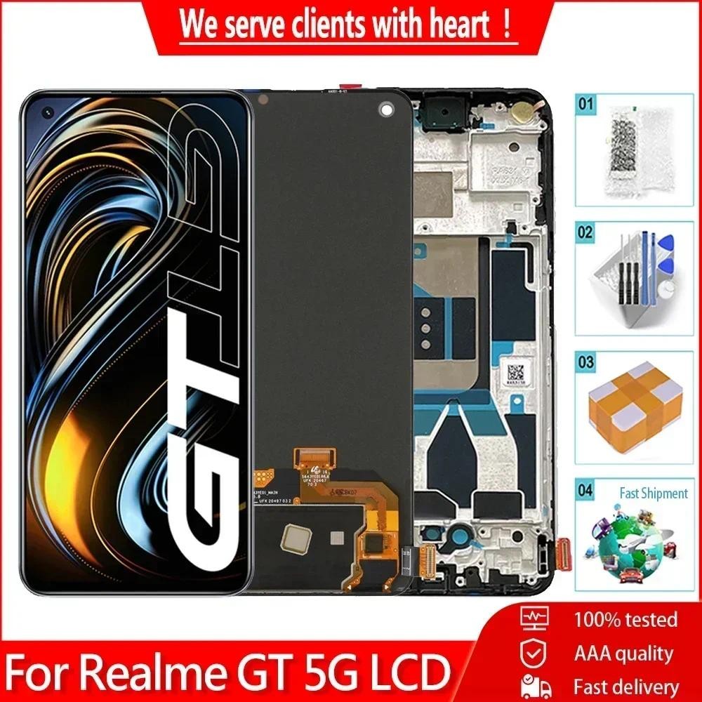 Original 6.43" For Realme GT 5G RMX2202 LCD Display Touch Screen With ...