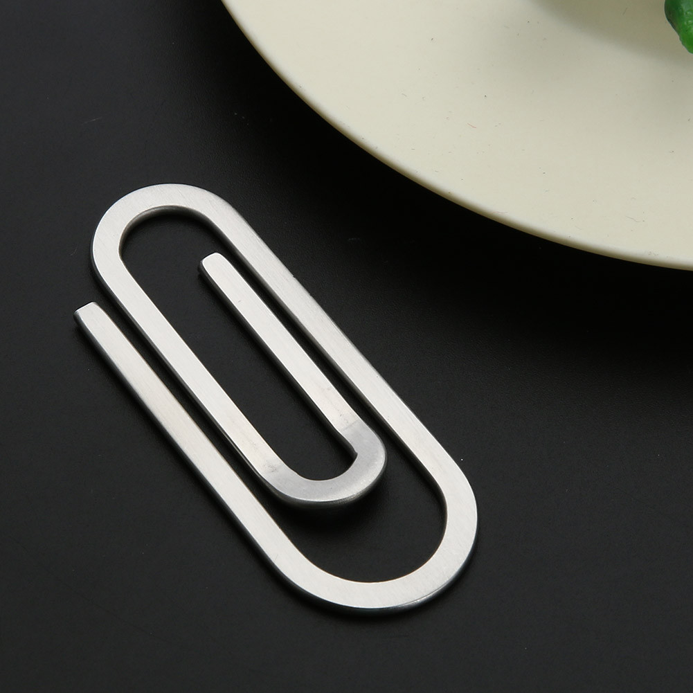 [Verne.my] Stainless Steel Metal Money Clips Paper Clip Credit Card ...