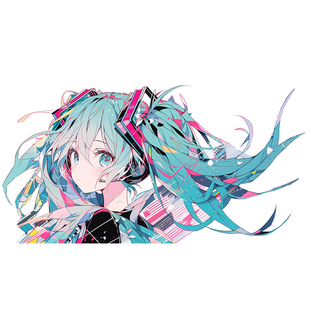 Sglink 3d Hatsune Miku Car Sticker Waterproof Door Sticker Creative ...