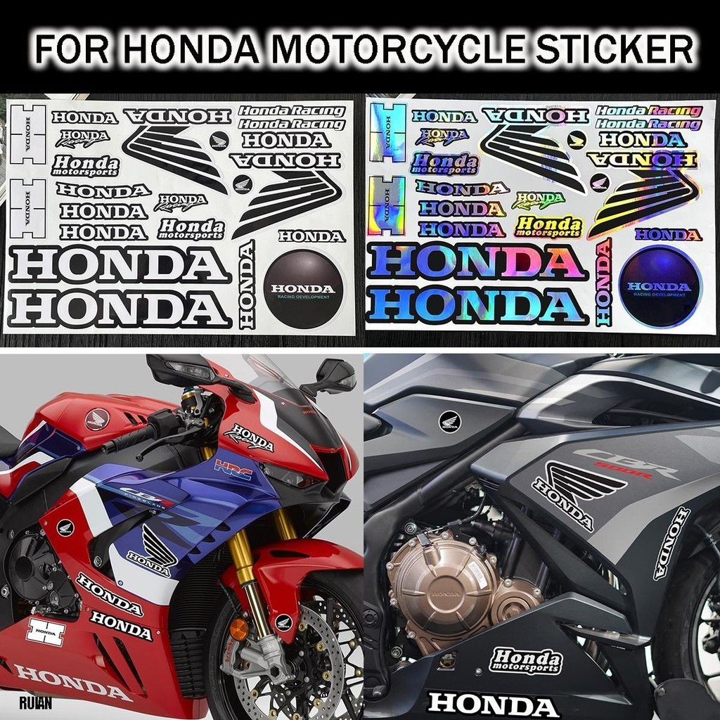 Honda Sticker for Honda Motorcycle CB CBR CBF PCX Beat Lead ADV CRF HRC ...