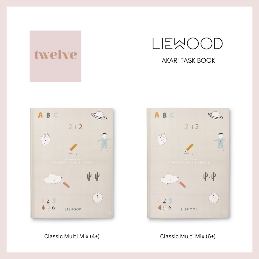 Liewood AKARI TASK BOOK +4 CLASSIC MULTI MIX Liewood AKARI TASK BOOK +4 CLASSIC MULTI MIX