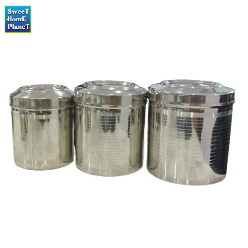 Stainless Steel Container Airtight Container Food Sugar Milo Storage ...
