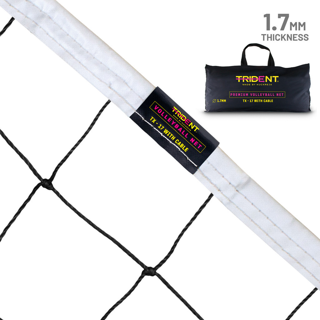Trident TX-17 Volleyball Net with Cable | Shopee Malaysia