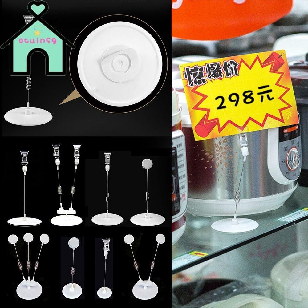 OTUINSG Price Tag Holder, Shaking Multicolor Spring Rocking Card, Tool ...