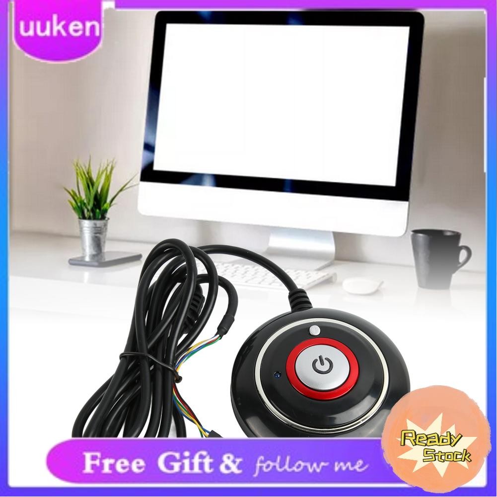 Uukendh PC Power Button Light Weight Remote Start Simple Install Sturdy ...