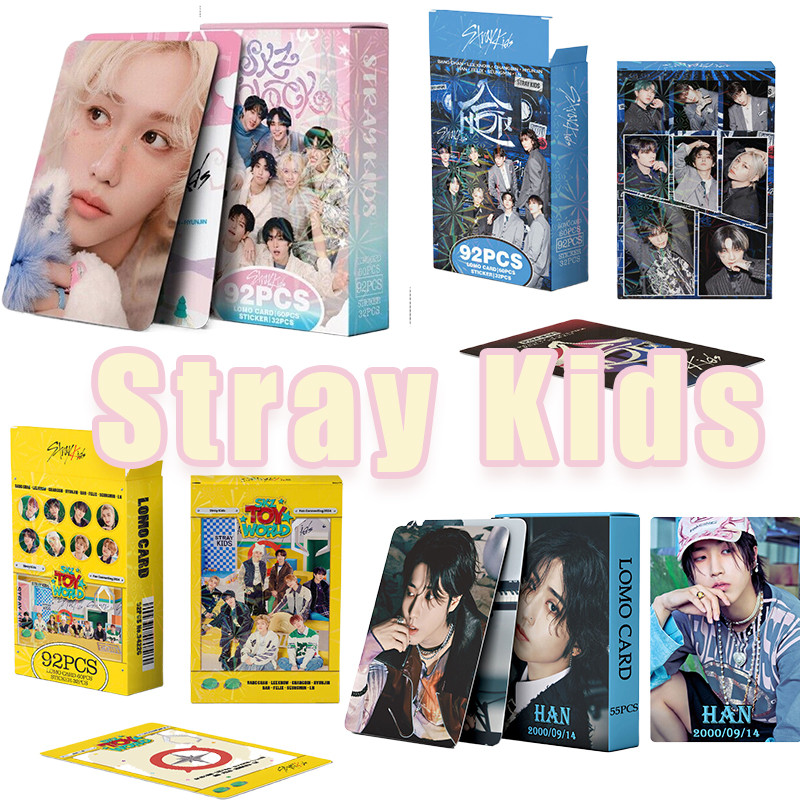 92pcs Stray Kids Idol Collectibles Collections Stray Kids Series Lomo ...