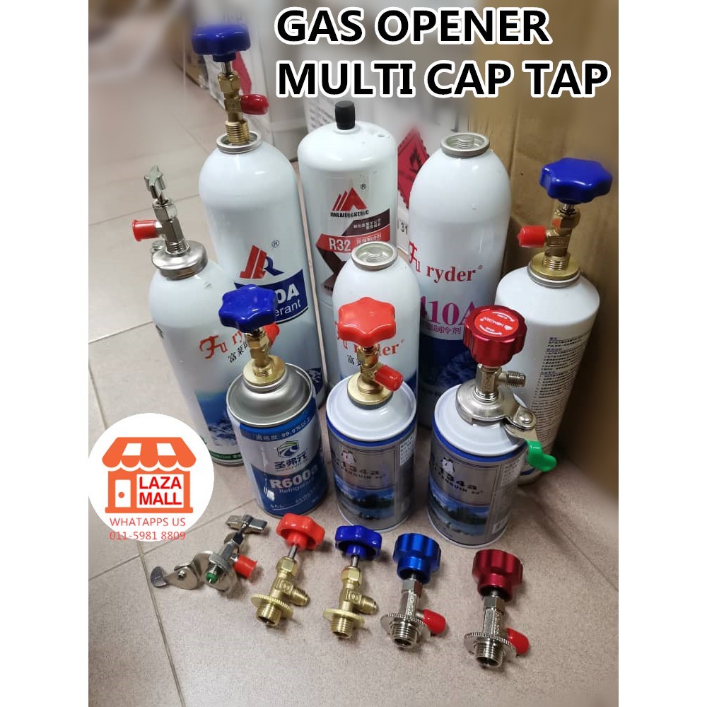 GAS OPENER MULTI OPENER FOR R410A R32 R600 R22 / R134A CAP TAP VALVE ...