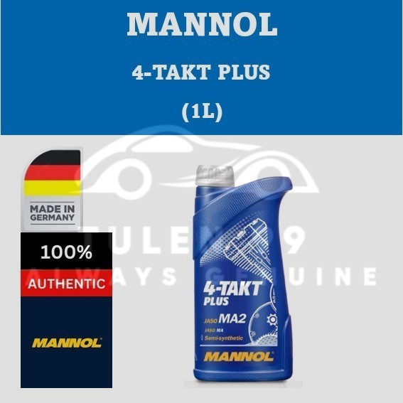 Mannol 7202 4-Takt Plus 10w40 Motor Semi Synthetic Engine Oil 1L (Made ...