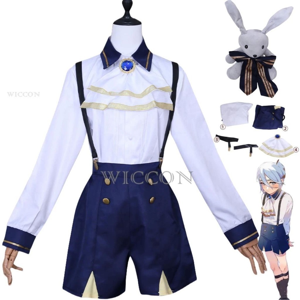 Anime Game Nu: Carnival Edmond Cosplay Costume Childhood Period Uniform ...