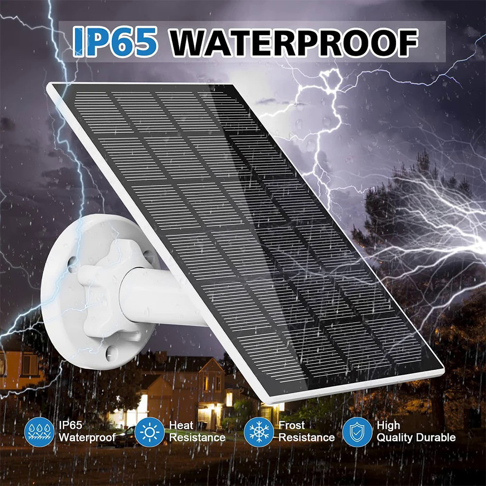 Small Solar Panel 5V 3W 5W 8W IP65 Waterproof Outdoor 2m Cable Length ...