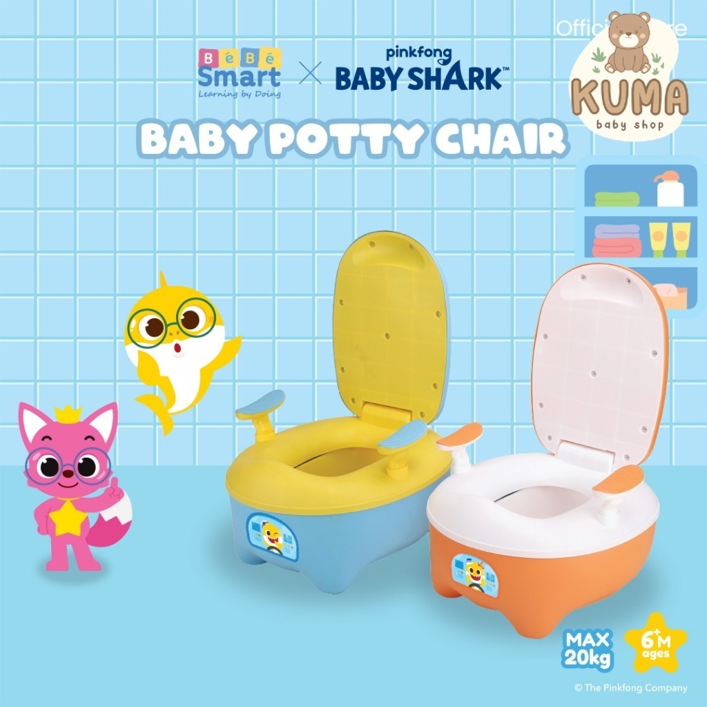 Bebe SMART Pinkfong Pink fong Toilet Training Children Baby Shark/Baby ...