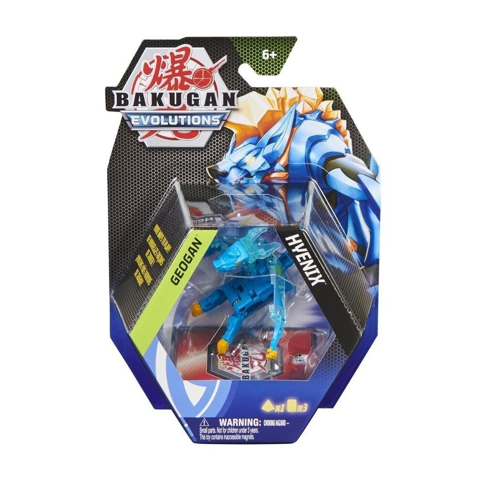 Bakugan Evolutions Geogan Hyenix Collectible Action Figure with Trading ...