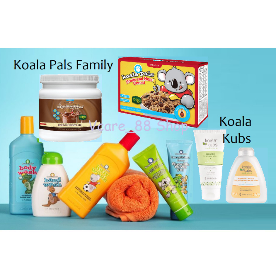 Koala Pals Shakeablea/Koala Kubs Baby Lotion/Training Tooth GelApple