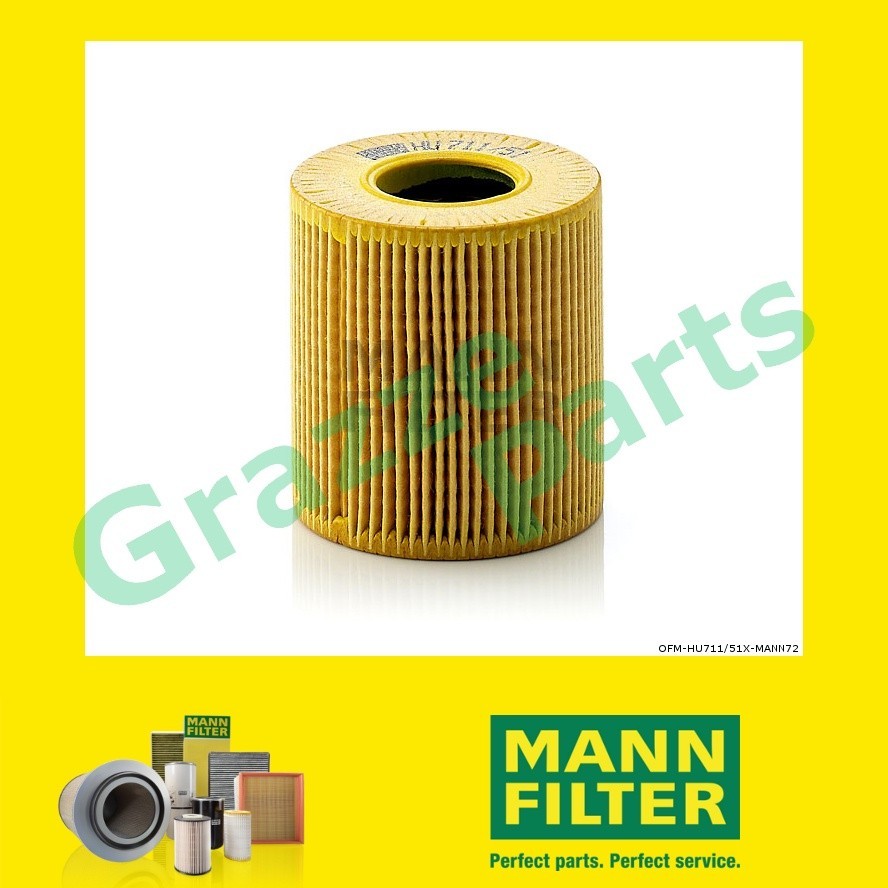 Filtro Olio MANN-FILTER HU 711/51 X - Per Auto E Veicoli Commerciali, Alta Qualit&agrave;