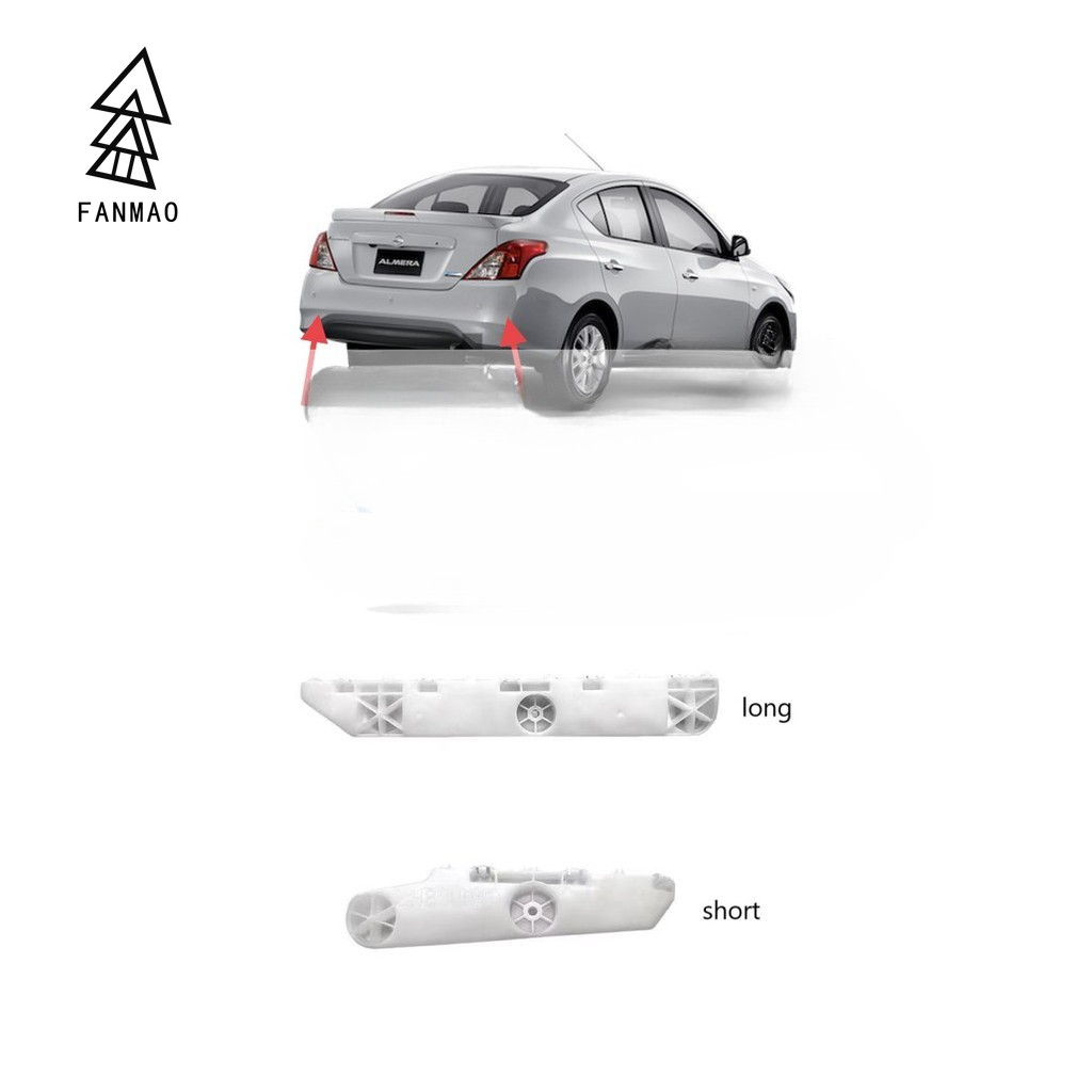 NISSAN ALMERA 2012 2013 2014 2015 2016 2017 2018 REAR BUMPER SIDE ...