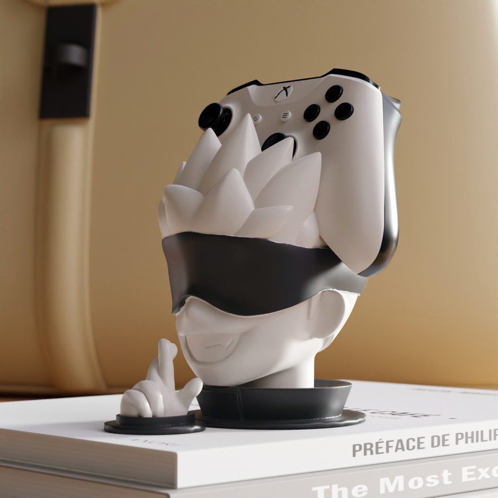 RGB Gaming Controller Stand & Headset Holder Universal Gamepad Display Rack With 3 USB Ports For PS5, Xbox, Switch From Bong04, $18.86