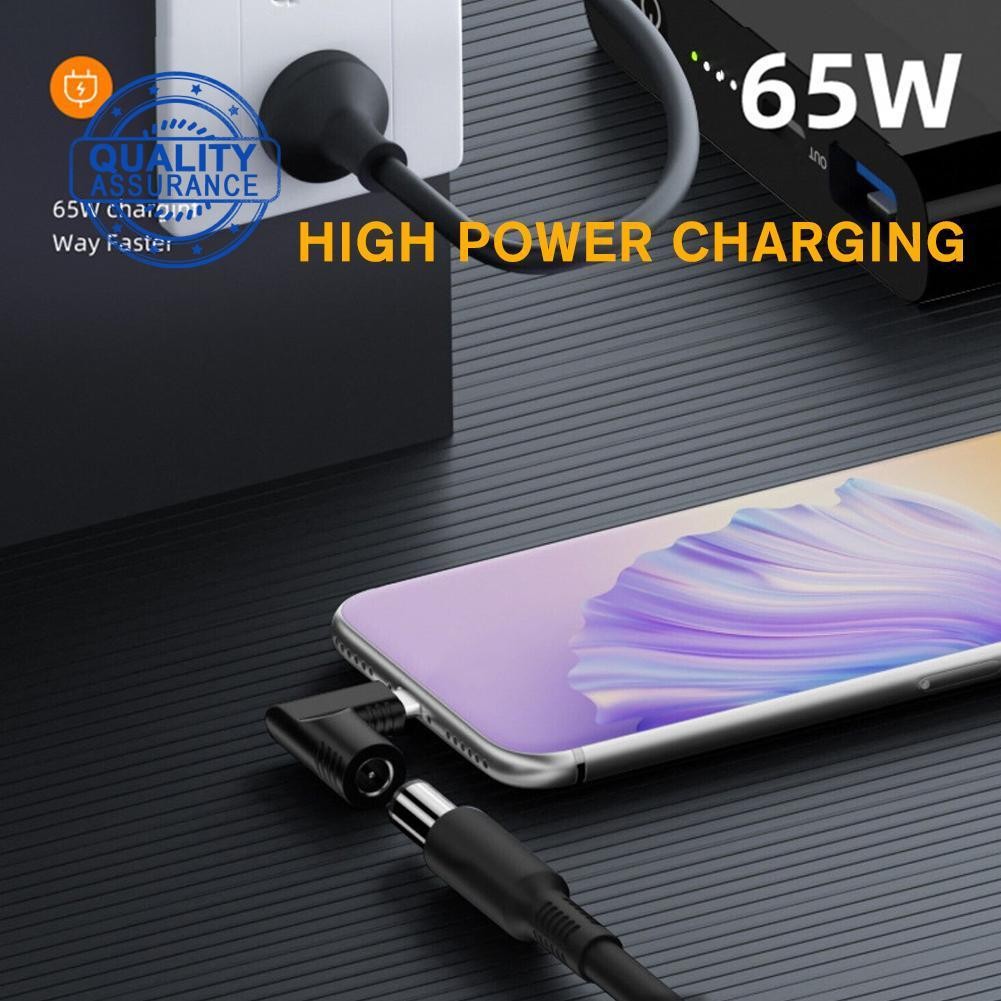 Dc To Type-c Adapter Suitable For 65w Power Pd Adapter 5v/9v/20v ...