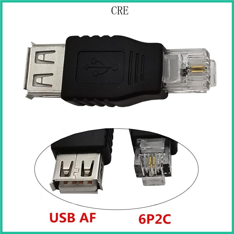 CRE USB 2 0 to Rj11 USB A Female to Telephone 6P2C RJ11 Male Plug ...