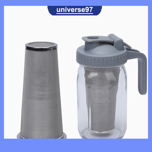 PING Cold Brew Coffee Maker With Lid 32oz Cold Brew Pitcher Mason Jar ...